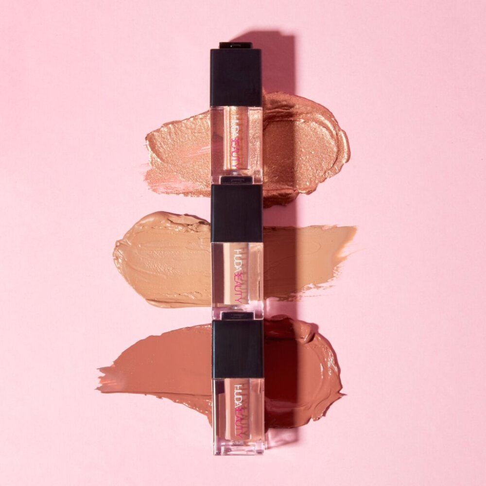 Huda Beauty Mini Matte & Metal Melted Shadows Warm Browns